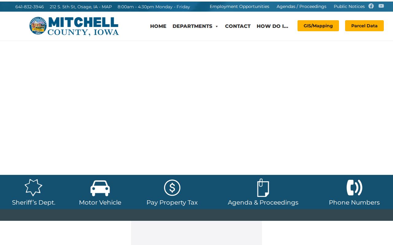 Mitchell County criminal history government records gateway
