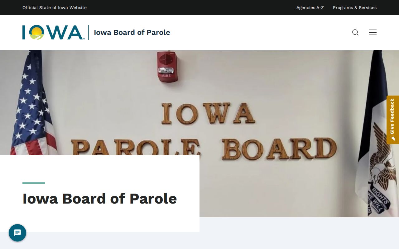 Mitchell County criminal history Iowa Board of Parole records