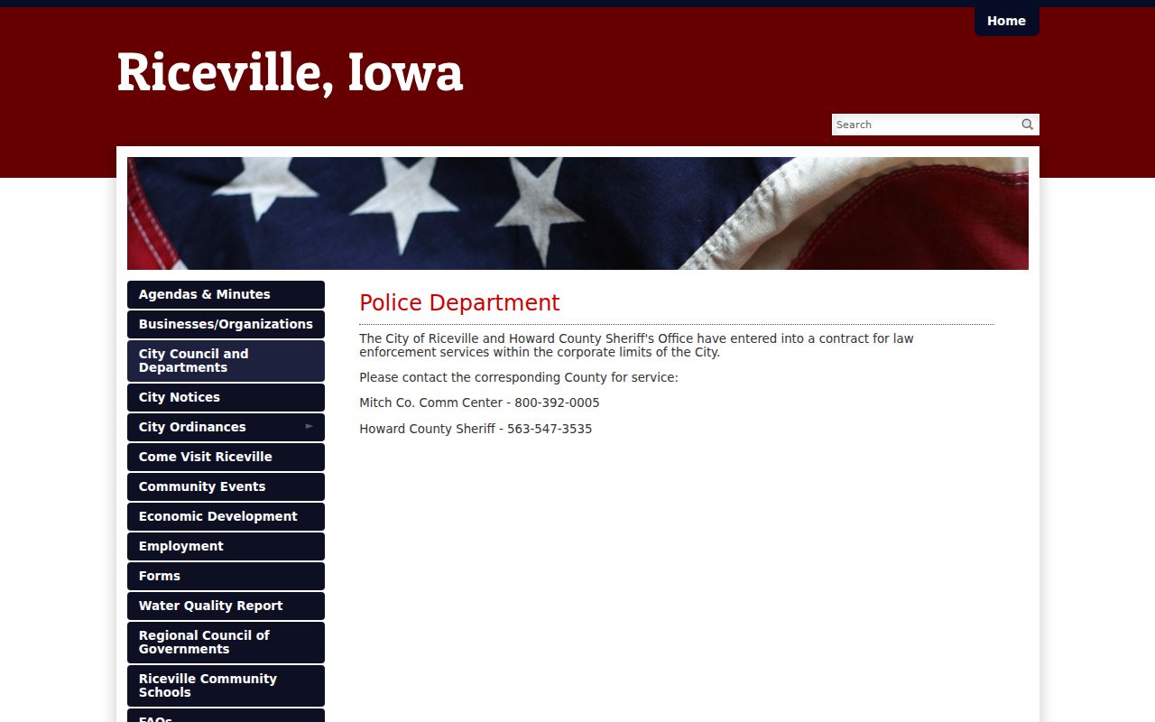 Riceville record check public safety and sheriff contract